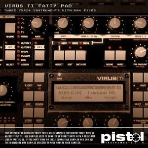 Pistol Instruments Virus Ti Fatty Pad